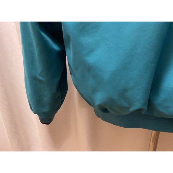 Outdoor World Golf  Apparel Mens Size Large Windbreaker V Neck Green - Picture 5 of 15